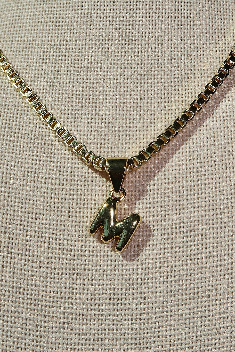 The Mini Gold Letter Charms
