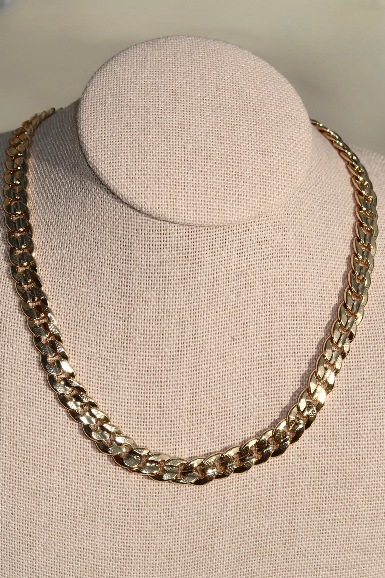 The Diamond Cut Small Cuban Gold Chain