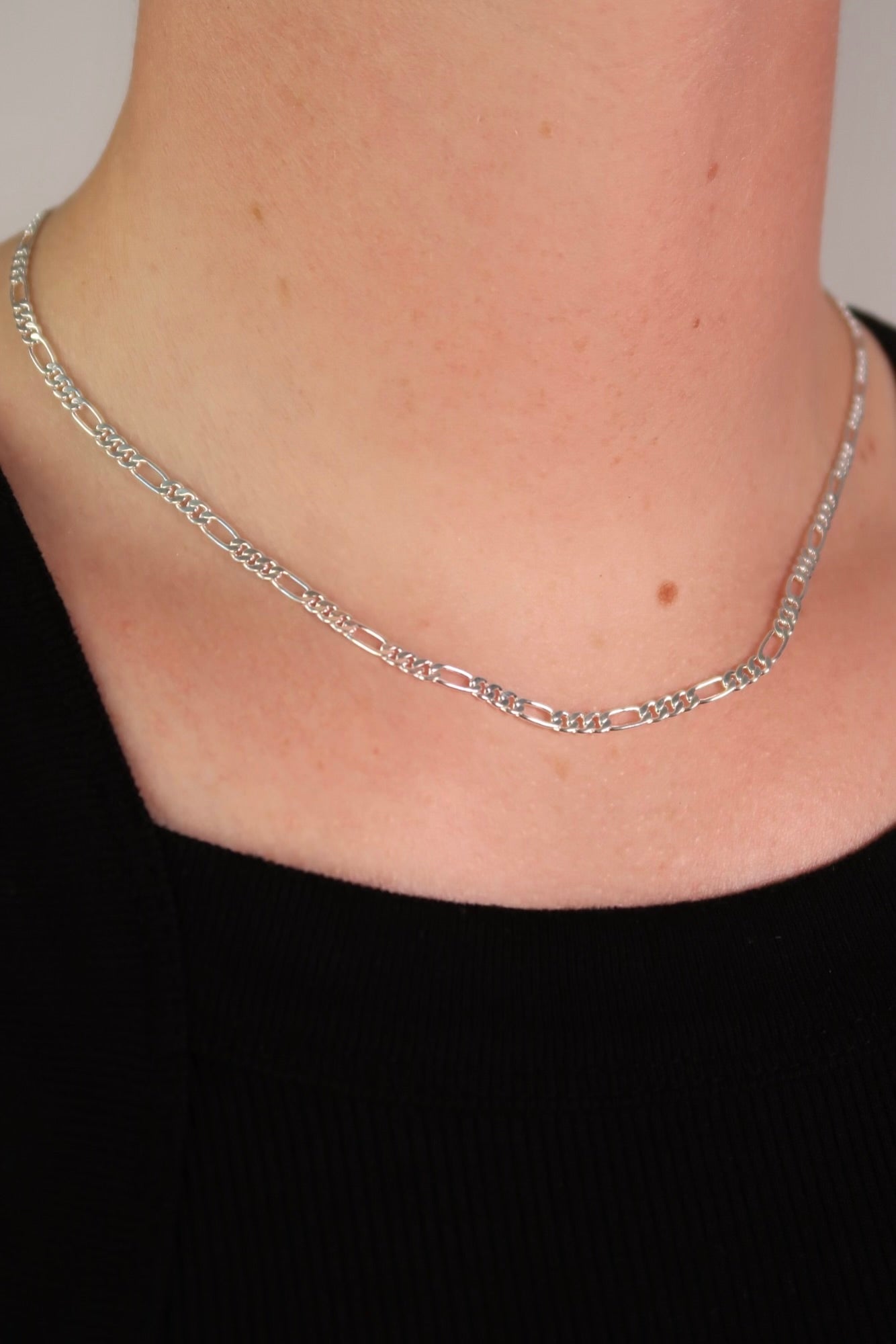 The Tiny Figaro Silver Chain