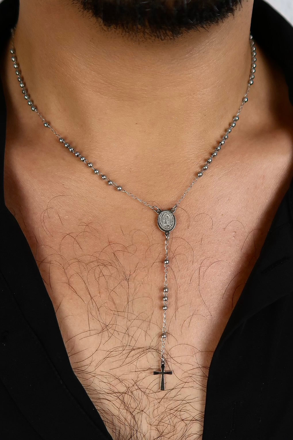 The Dainty Silver Rosary