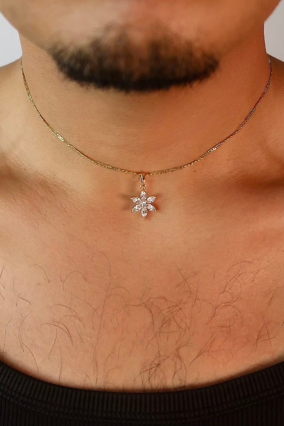 The Lotus Diamond Pendant
