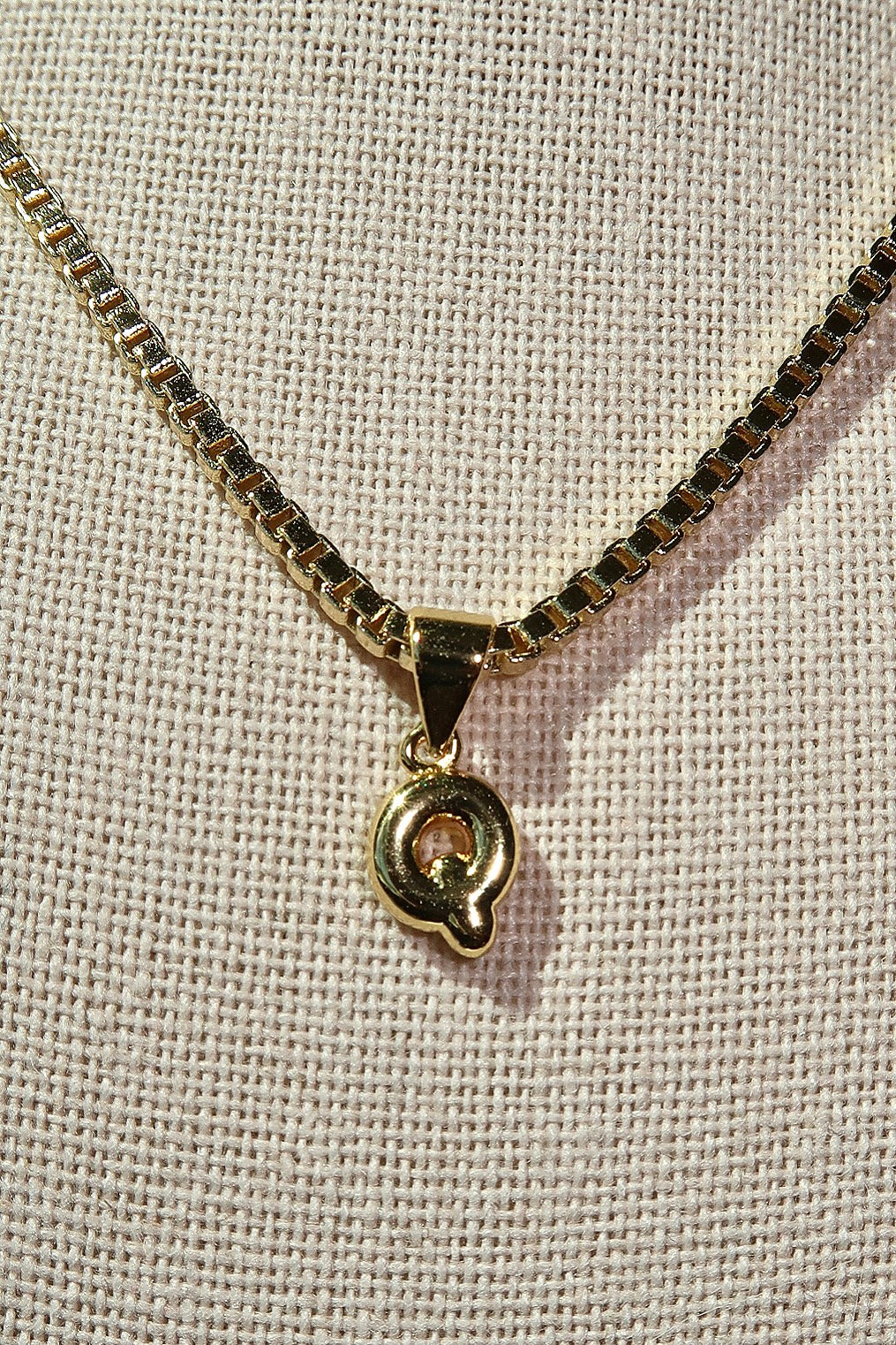 The Mini Gold Letter Charms