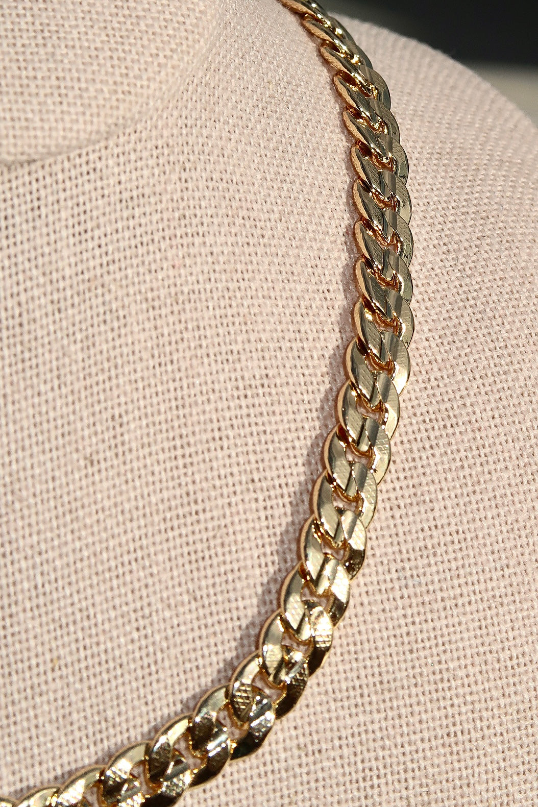 The Diamond Cut Small Cuban Gold Chain