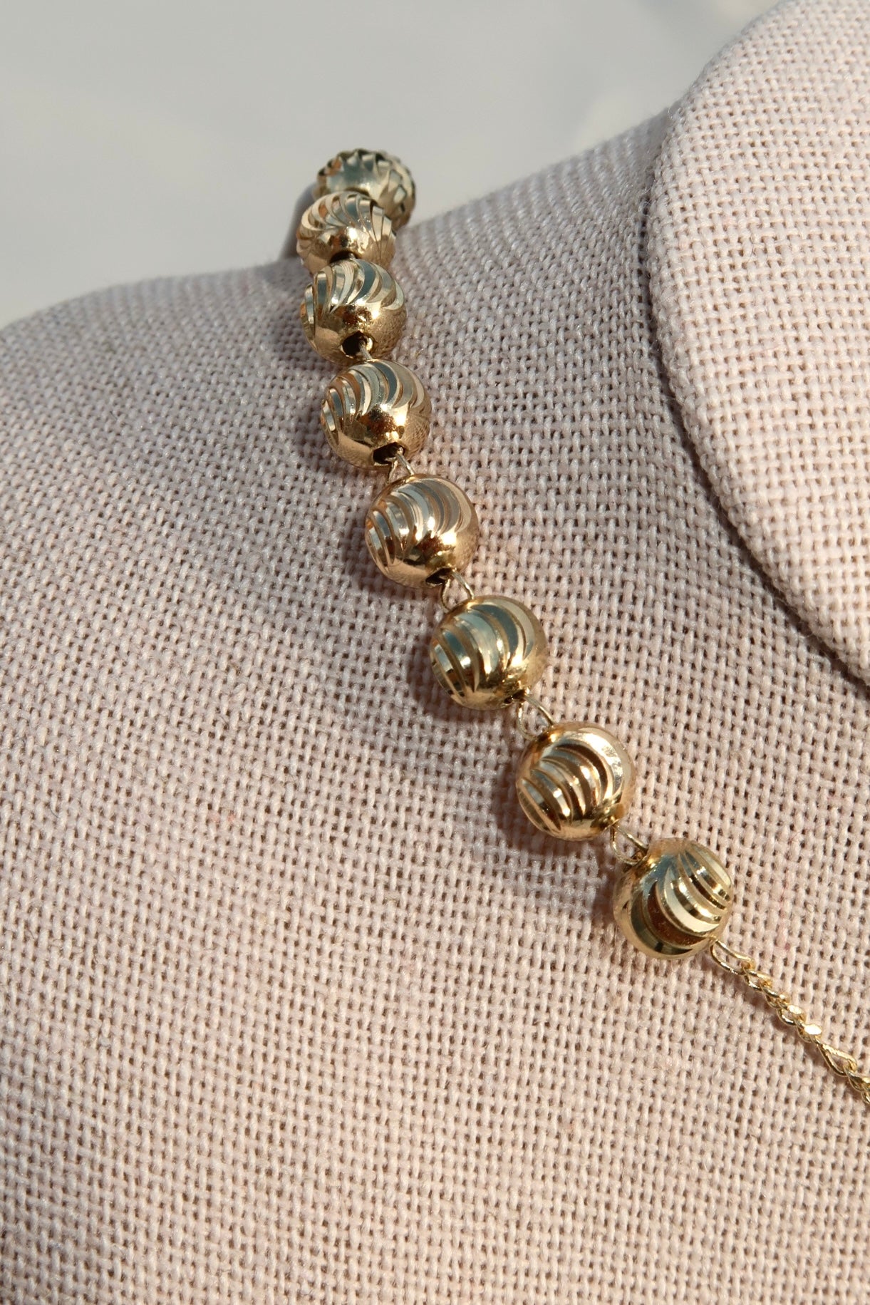 The Round Gold Rosary