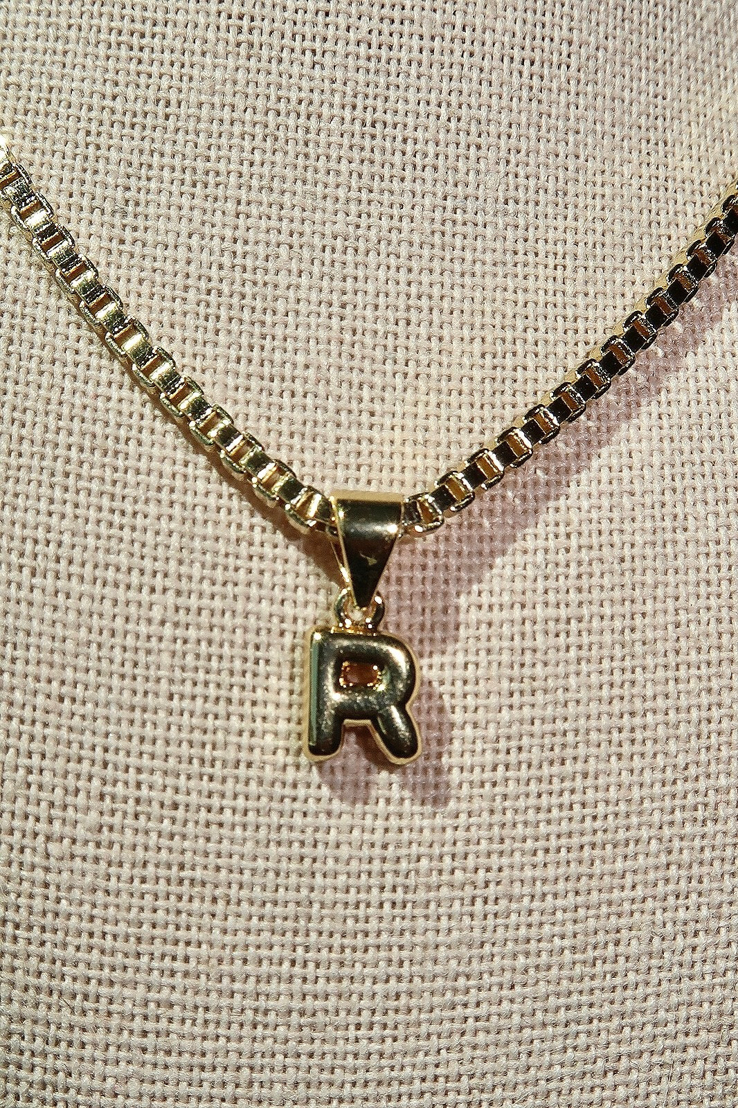 The Mini Gold Letter Charms