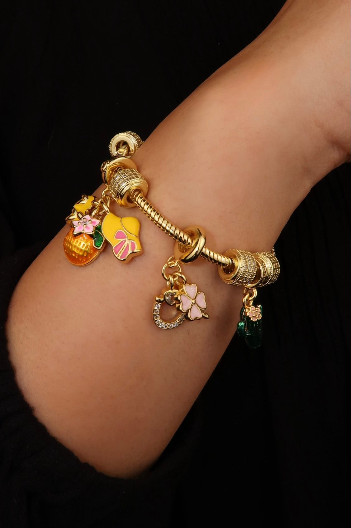 The Vacation Gold Charm Bracelet