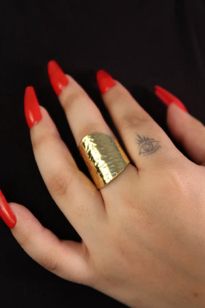 The Textured Plate Ring