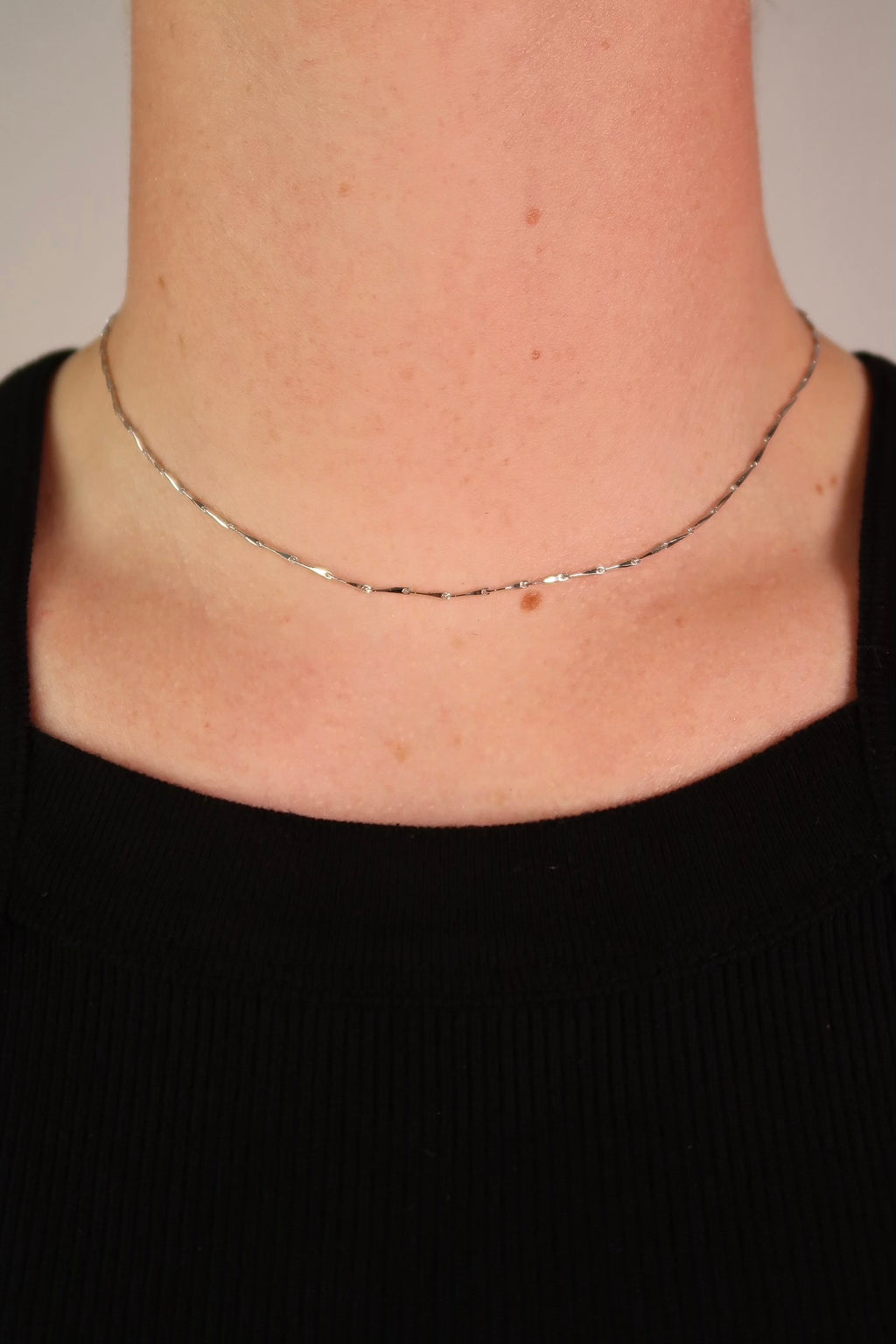 The Micro Dagger Silver Chain