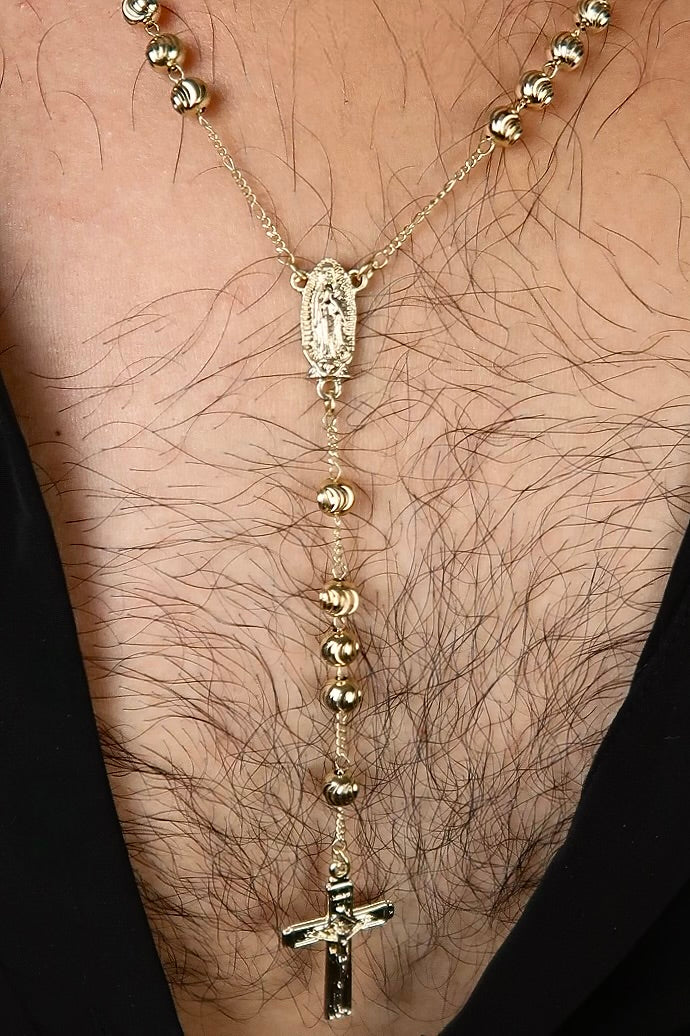 The Round Gold Rosary