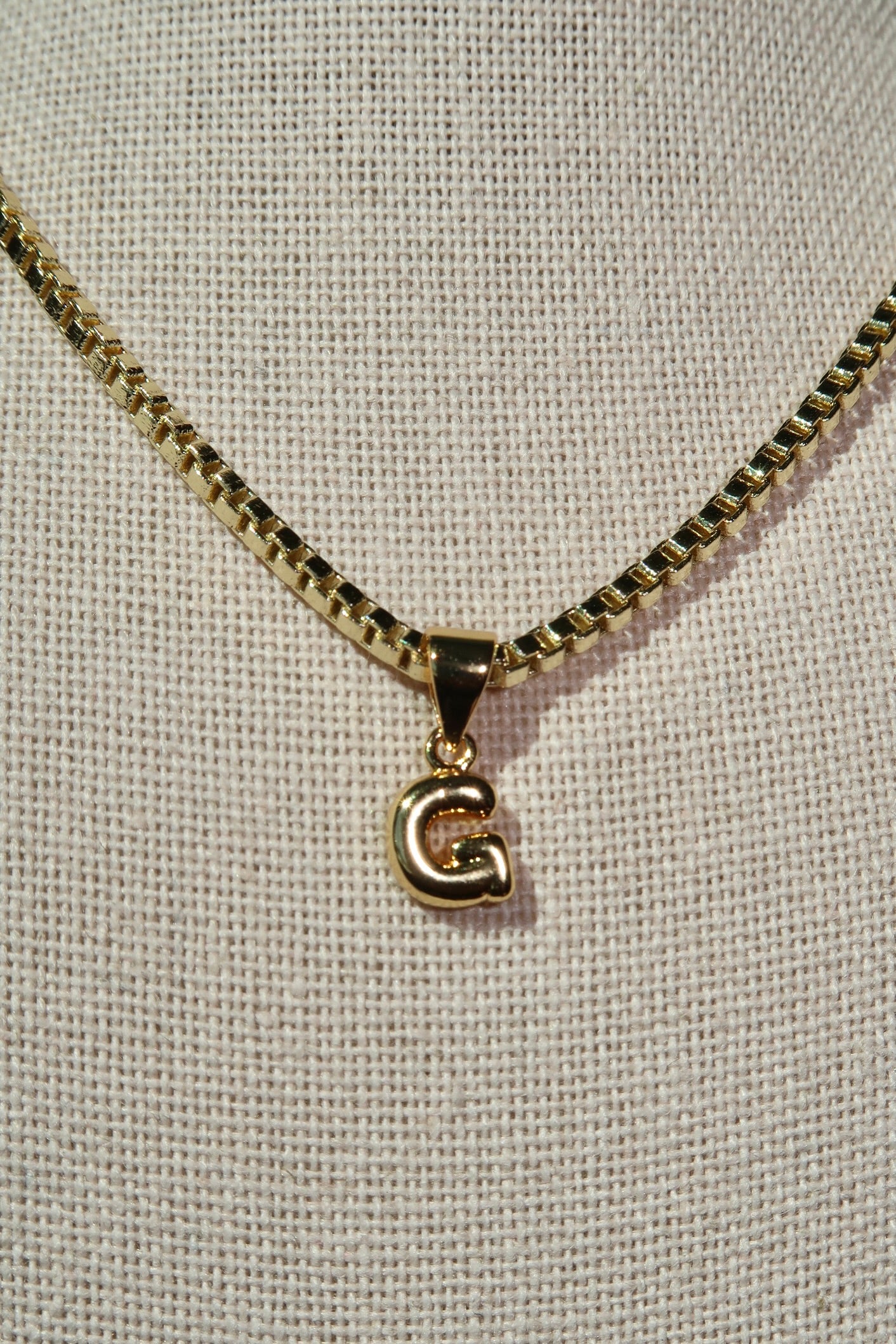 The Mini Gold Letter Charms