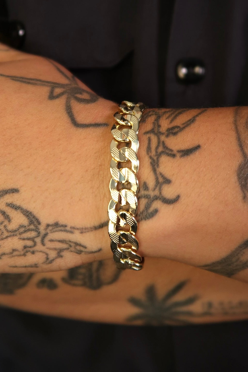 The Large Cuban Gold Bracelet