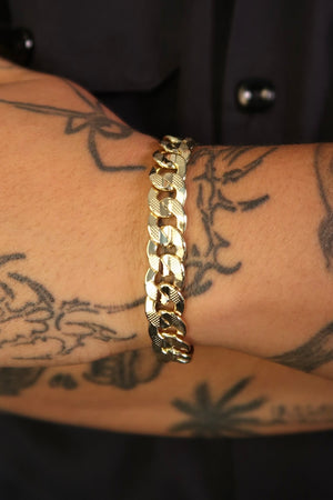 The Large Cuban Gold Bracelet