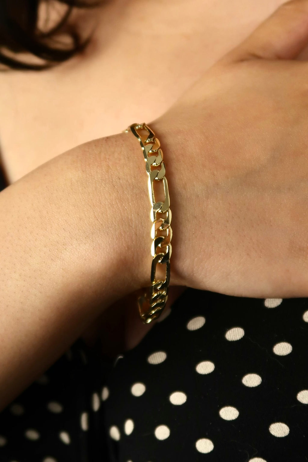 The Large Figaro Gold Bracelet