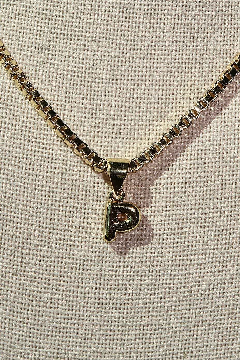 The Mini Gold Letter Charms