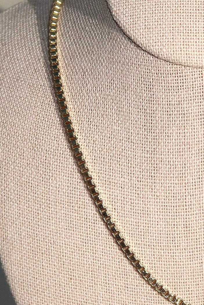 The Large Box Gold Chain