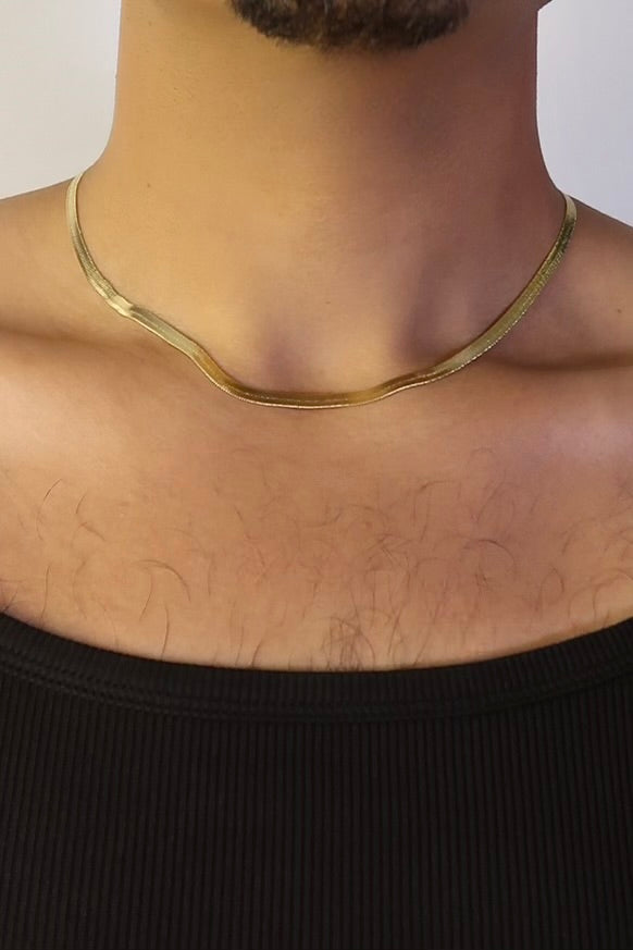The Small Snake Gold Chain