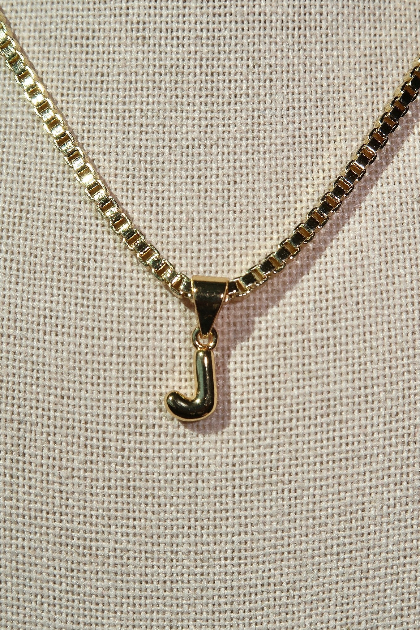 The Mini Gold Letter Charms