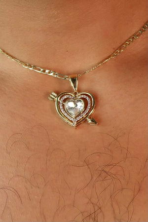 The Large Heart Diamond Pendant