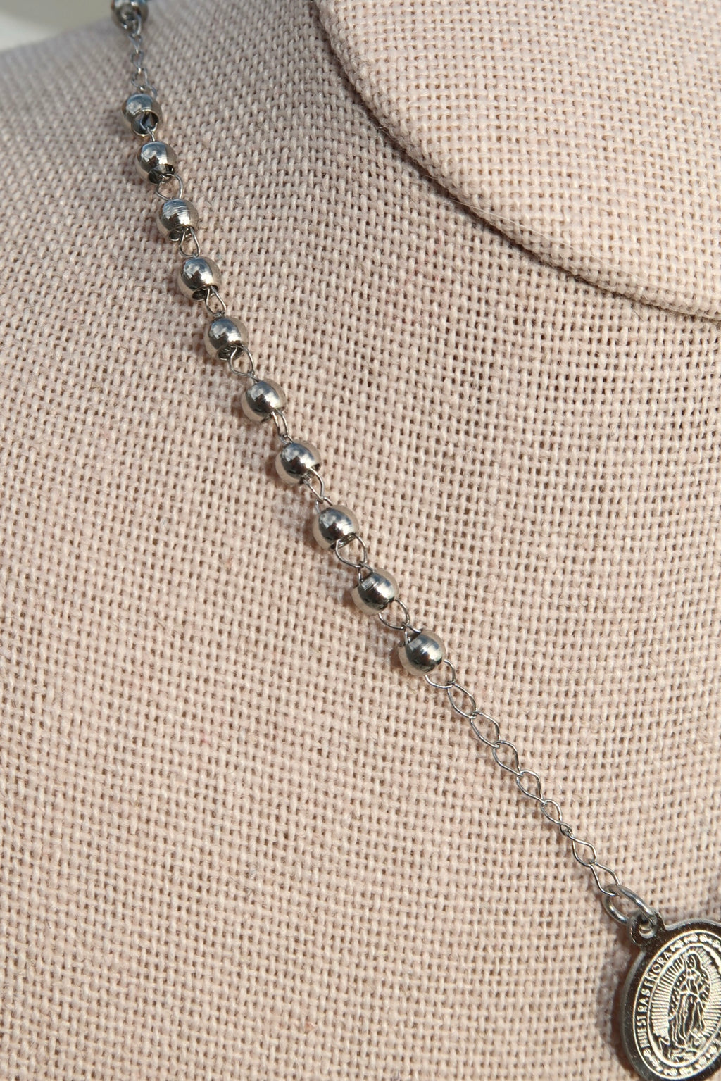 The Dainty Silver Rosary