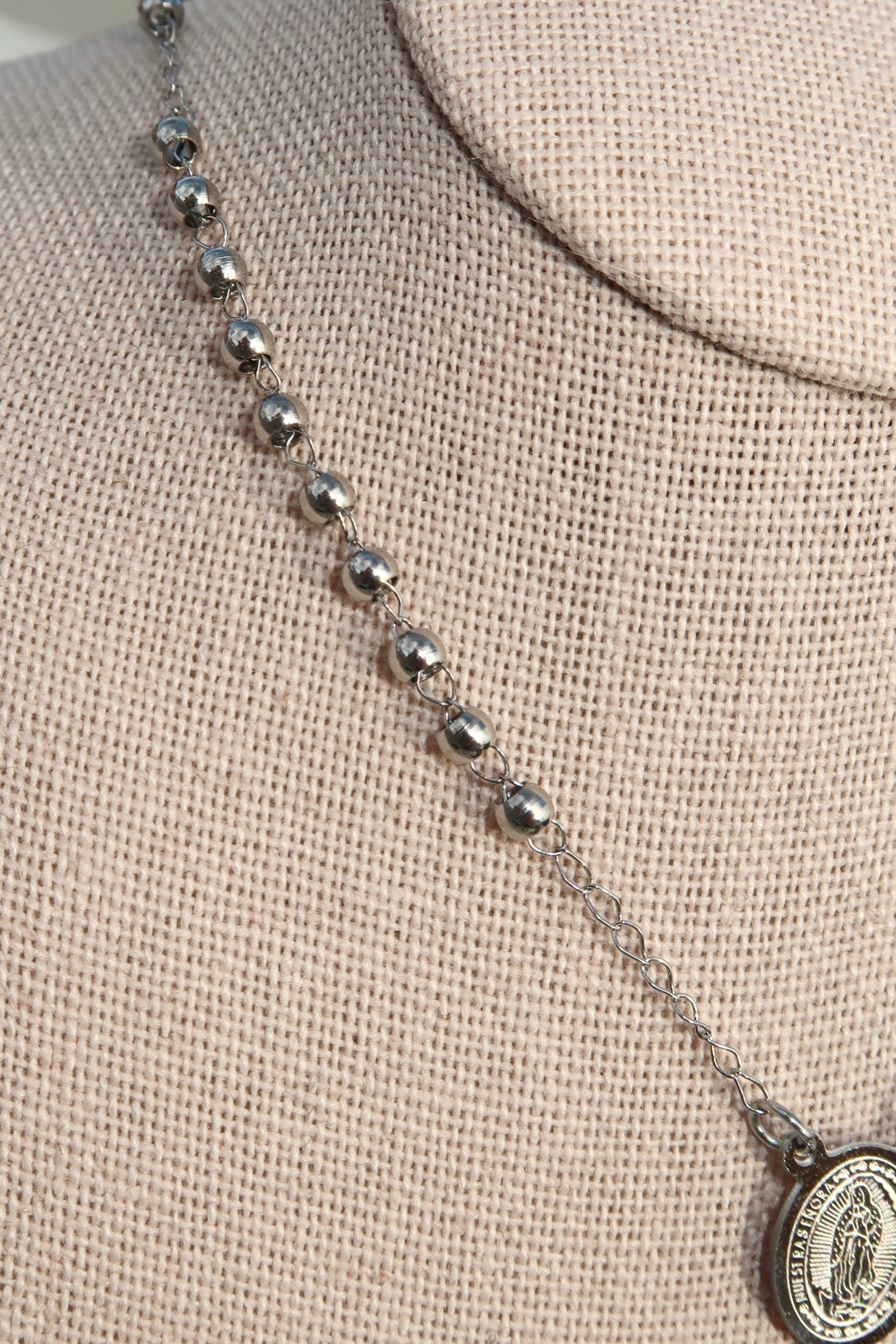 The Dainty Silver Rosary
