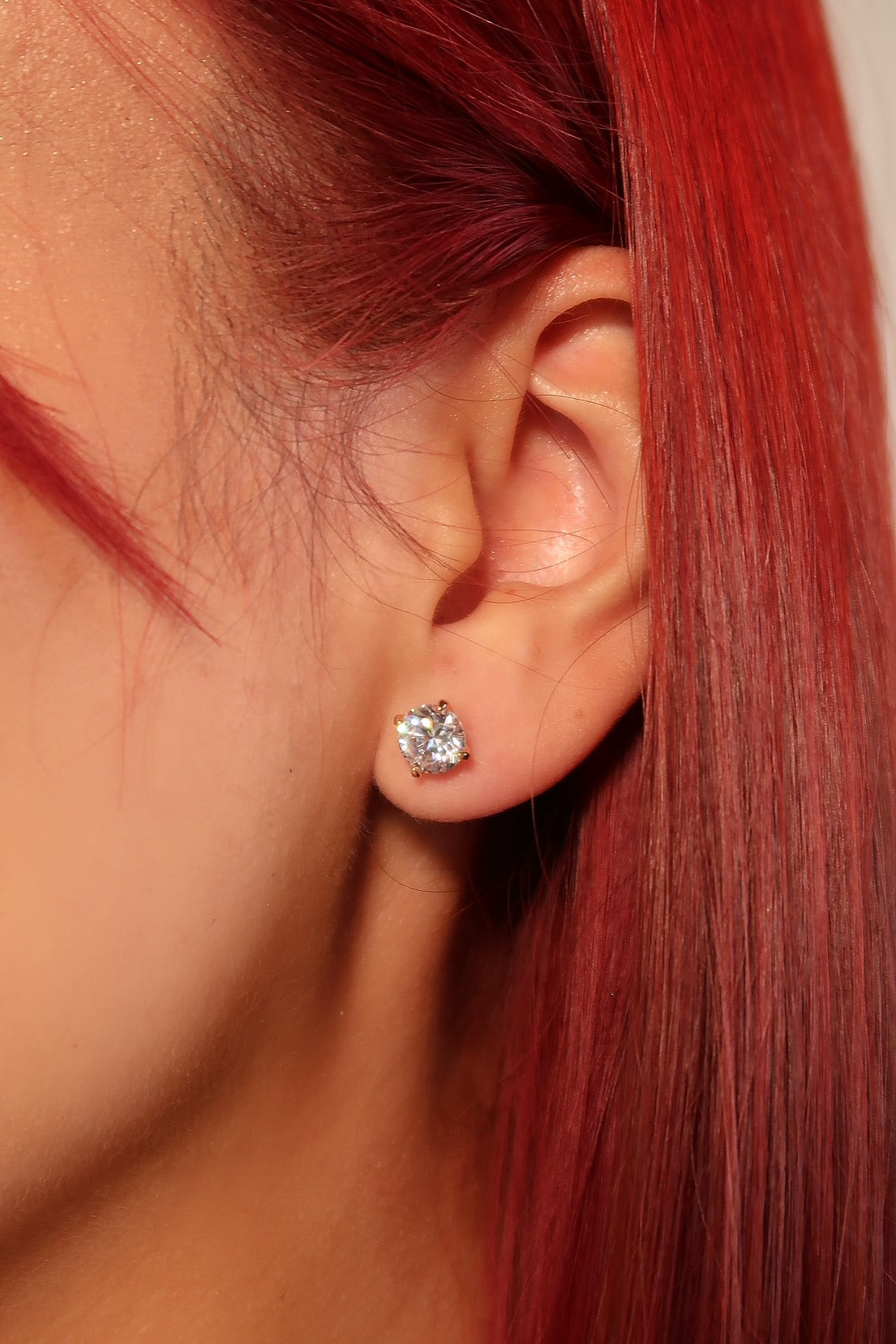 The Large Diamond Gold Studs