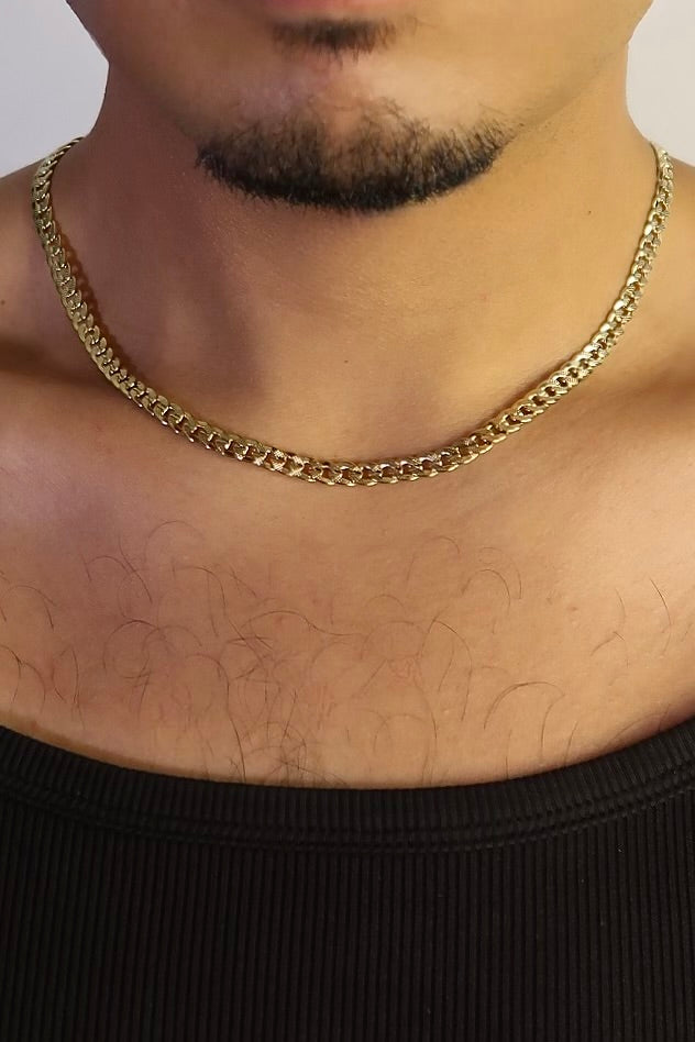 The Diamond Cut Small Cuban Gold Chain
