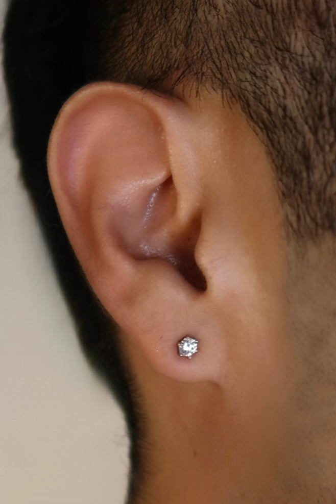 The Diamond Silver Studs