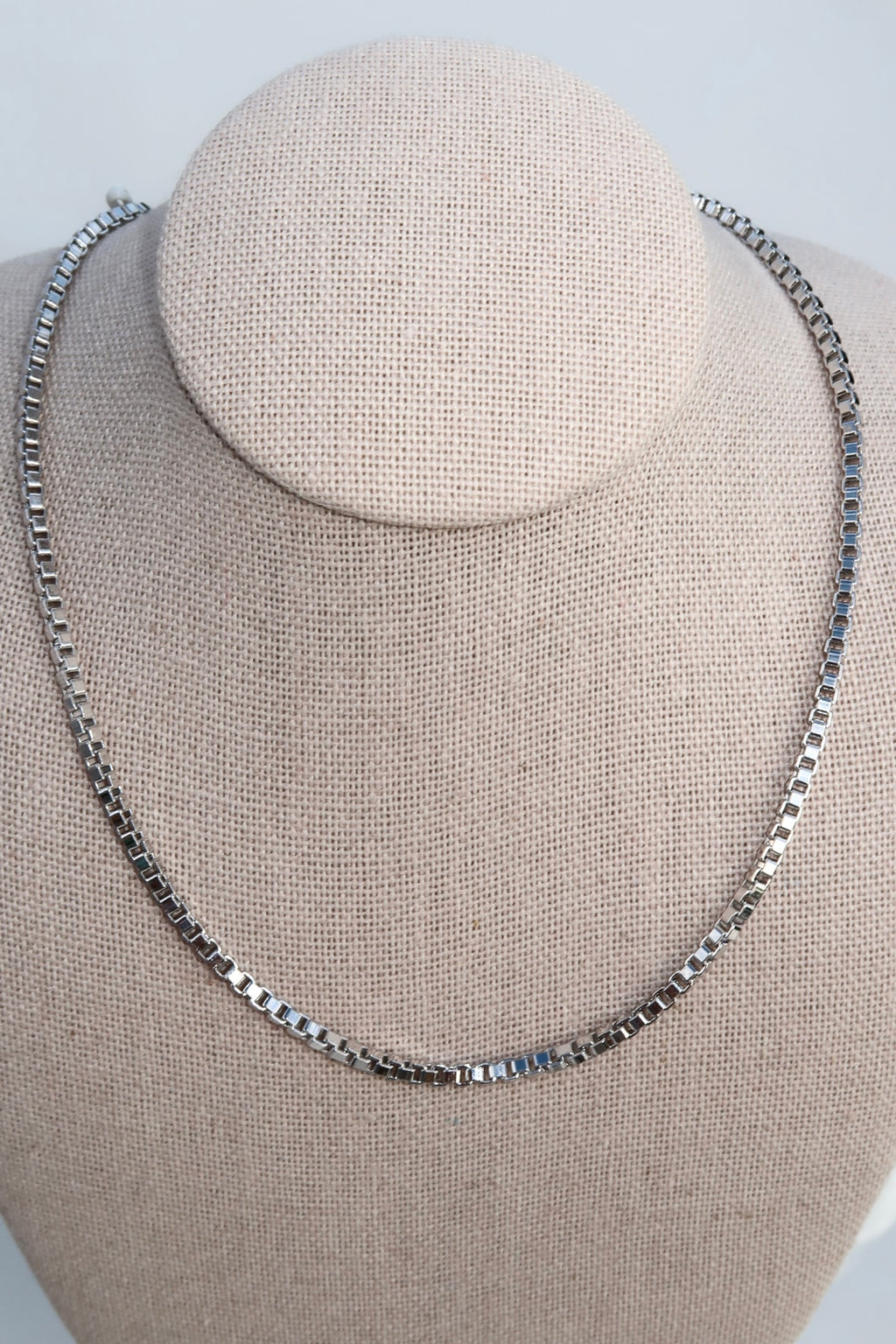 The Large Box Silver Chain