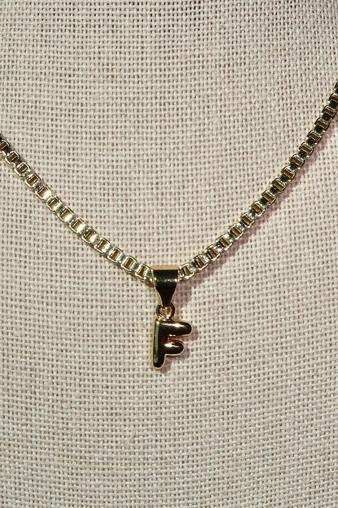The Mini Gold Letter Charms