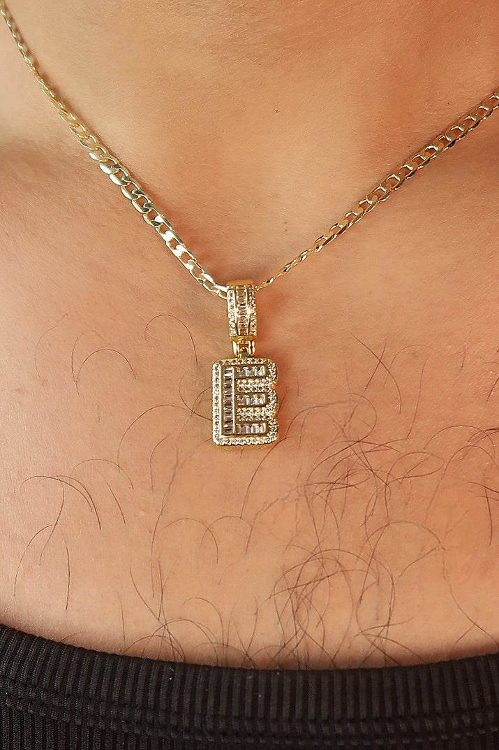 The Diamond Letter Pendants