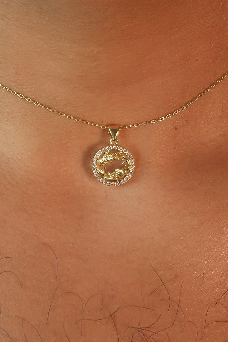 The Colors & Pearl Back Zodiac Pendants