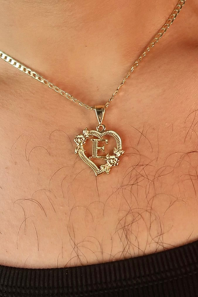 The Heart Letter Pendants