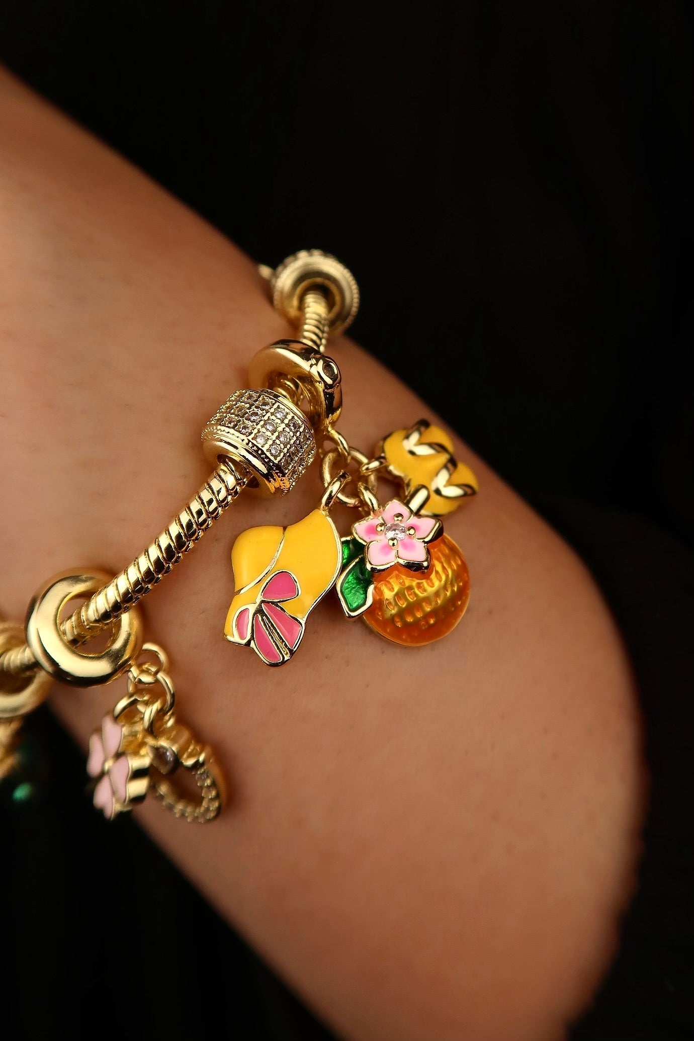 The Vacation Gold Charm Bracelet