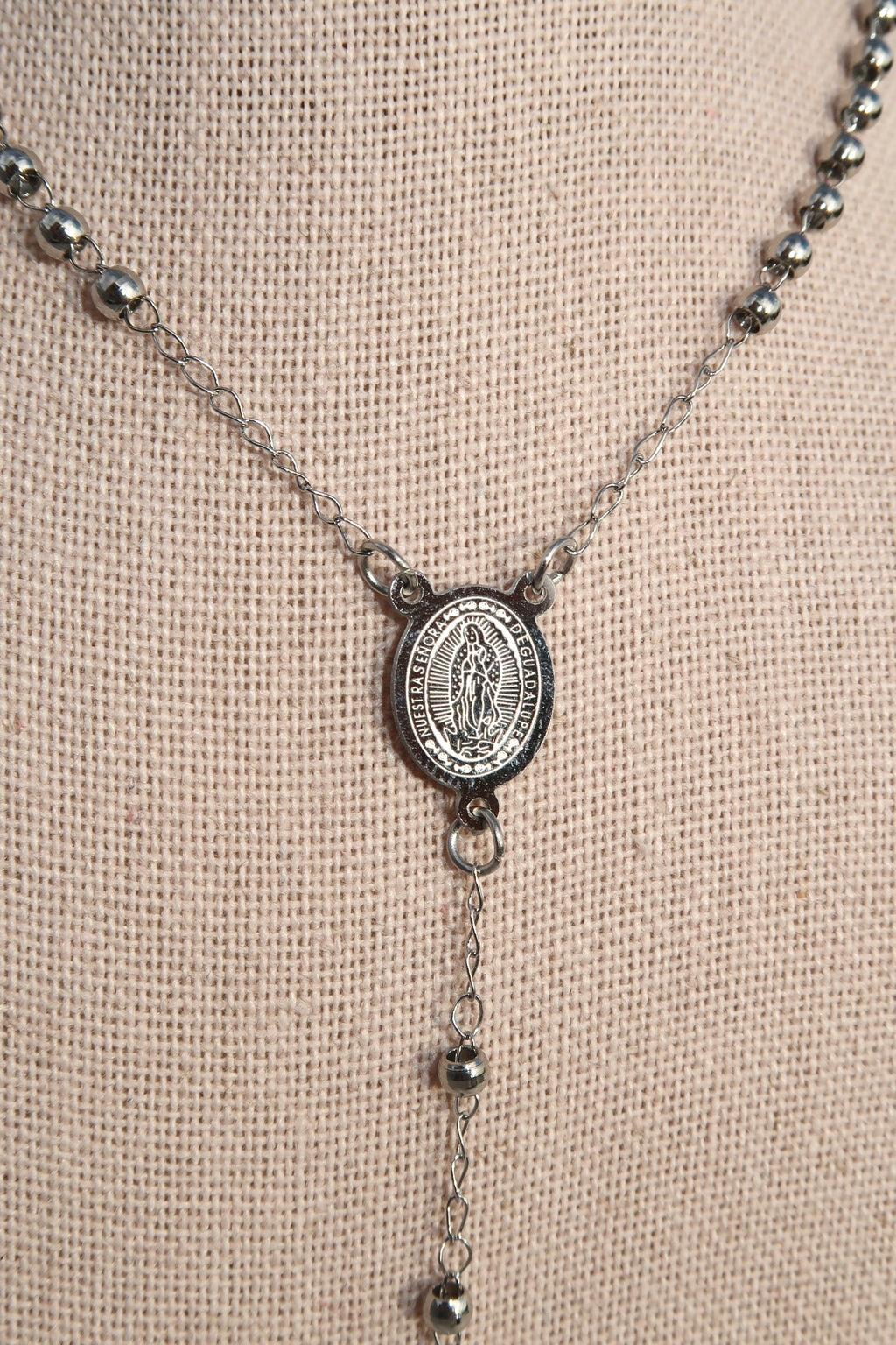 The Dainty Silver Rosary