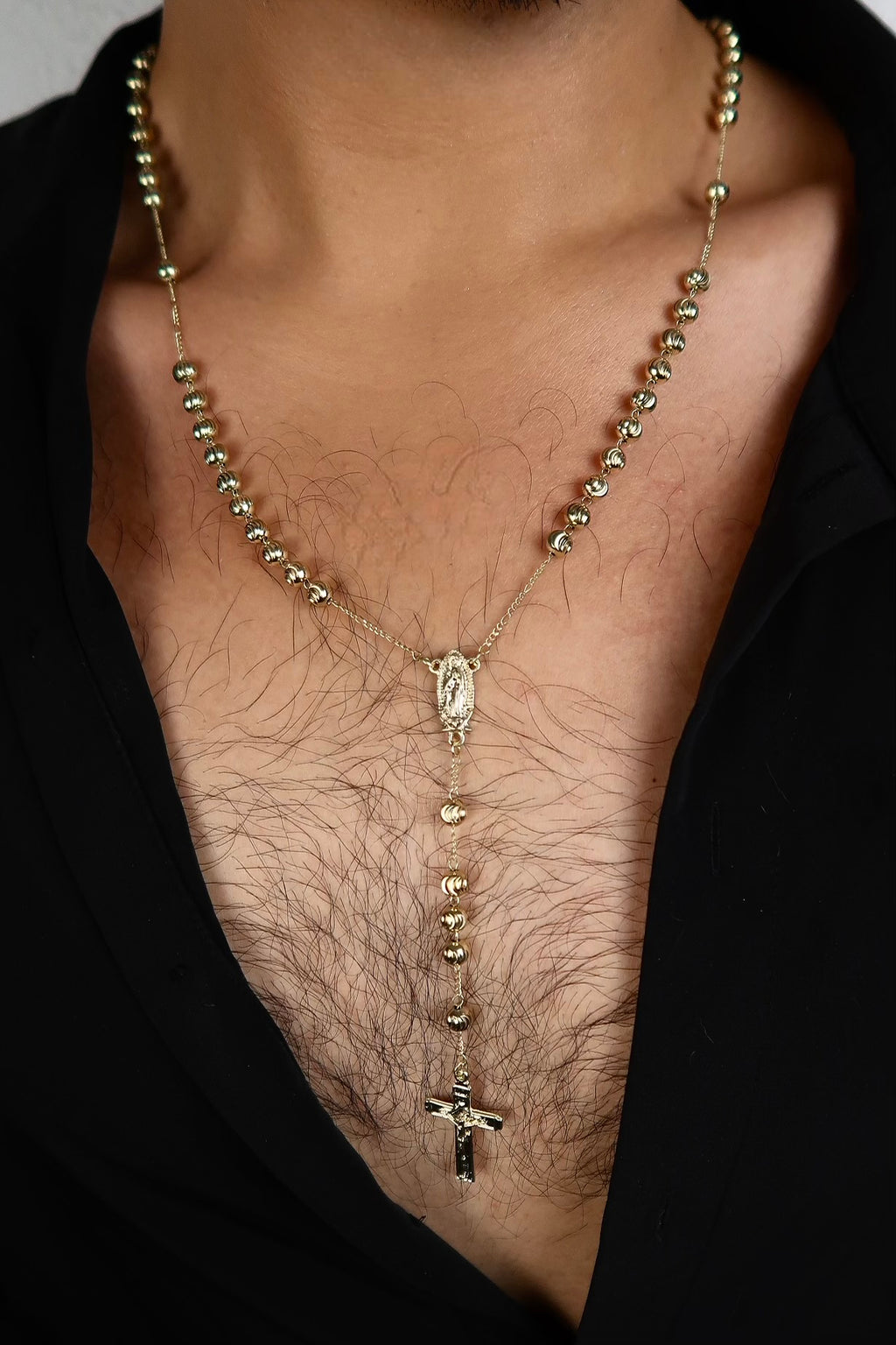 The Round Gold Rosary