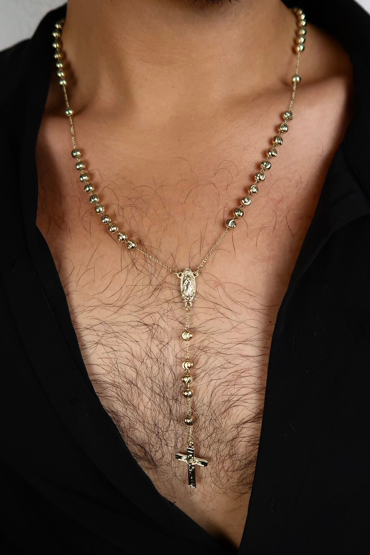 The Round Gold Rosary