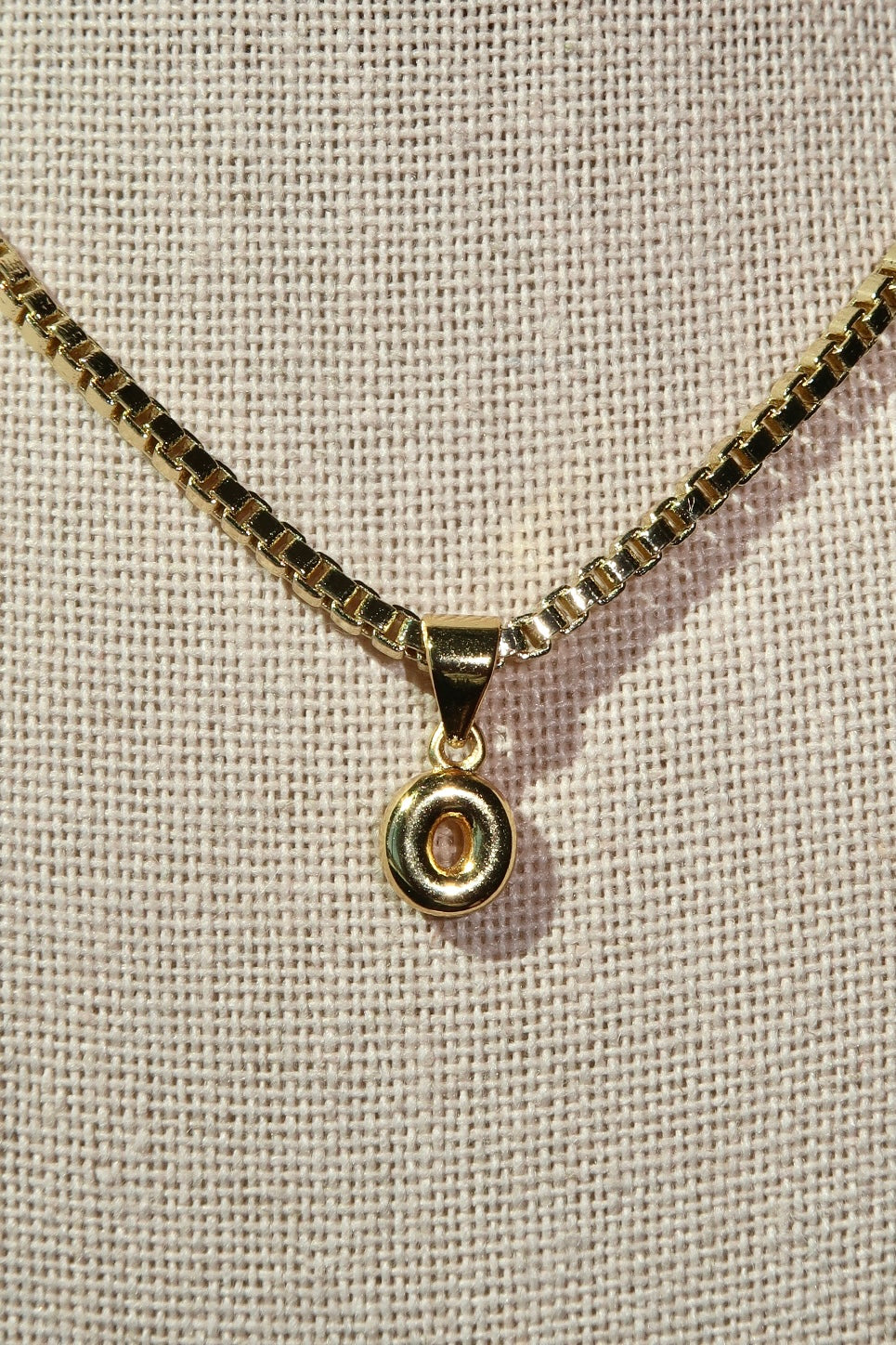 The Mini Gold Letter Charms