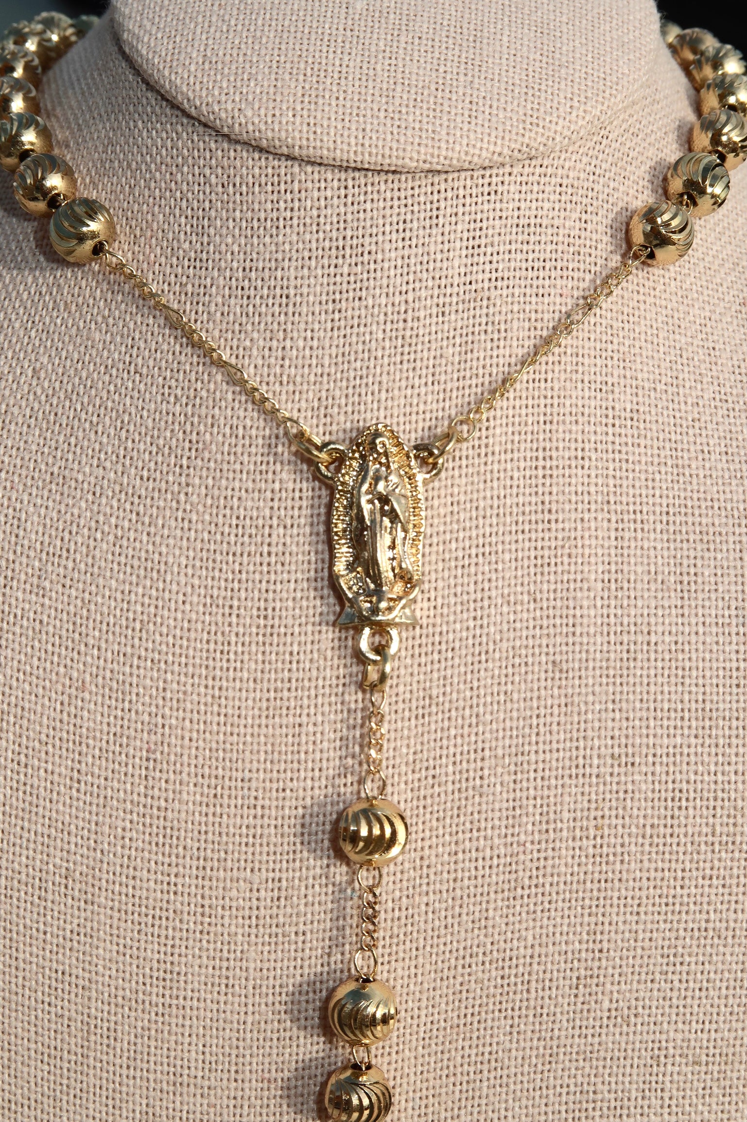The Round Gold Rosary