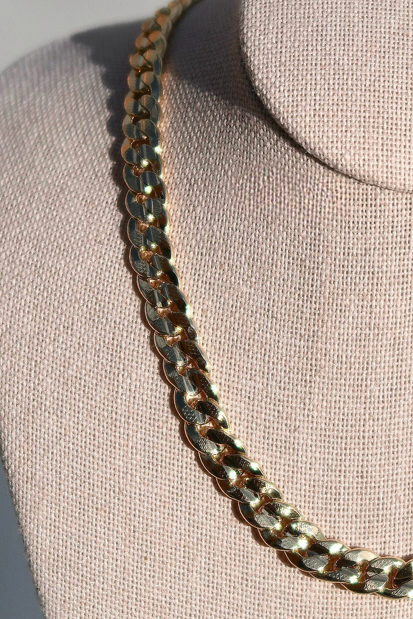 The Diamond Cut Small Cuban Gold Chain