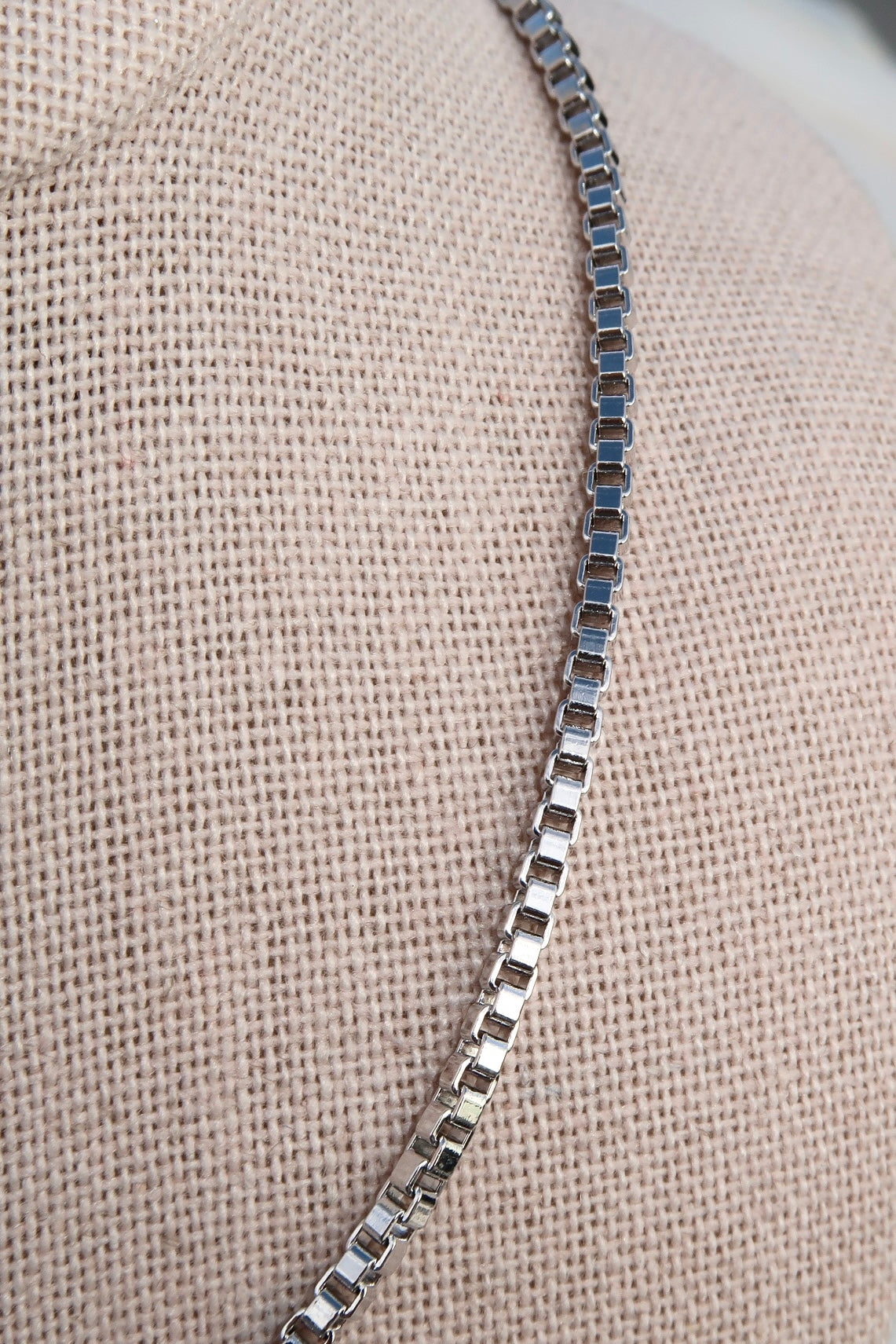 The Large Box Silver Chain