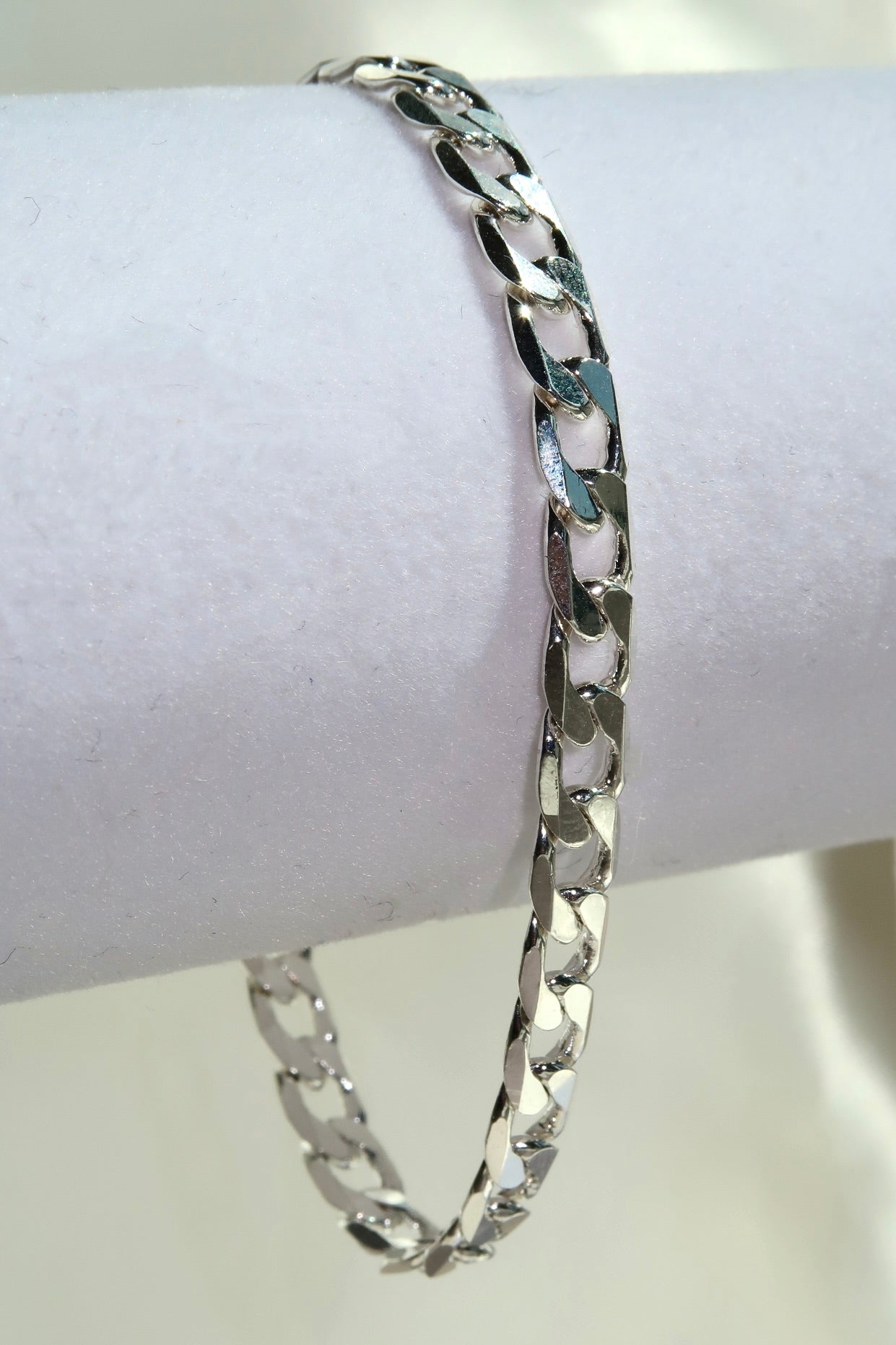 The Medium Cuban Silver Bracelet