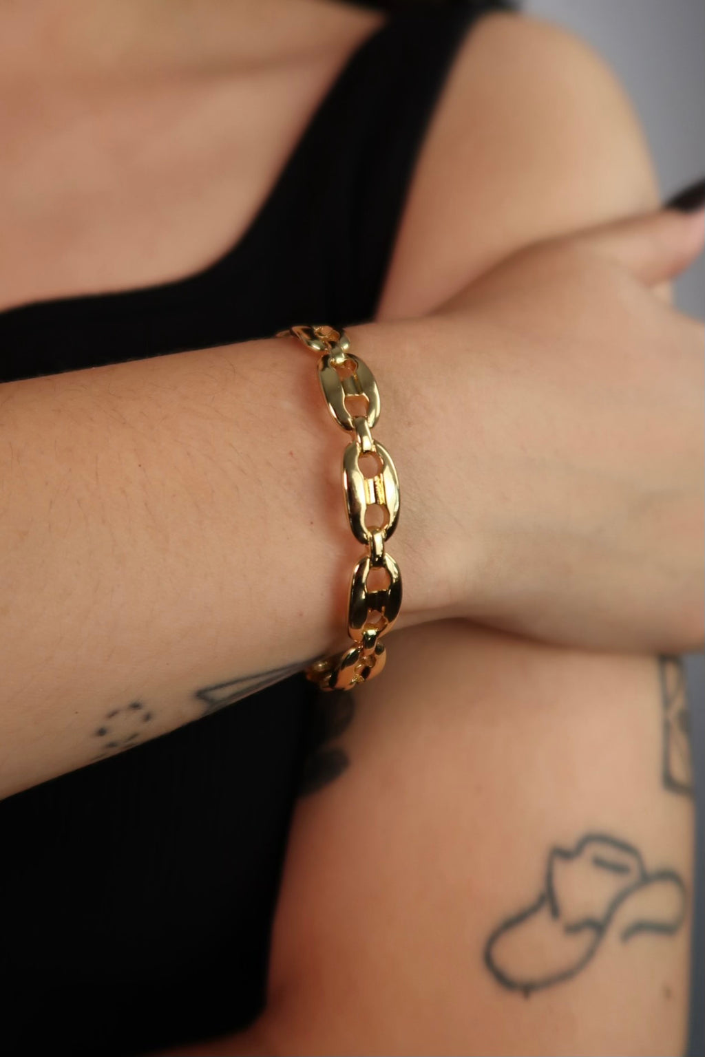 The Flat Mariner Gold Cuff