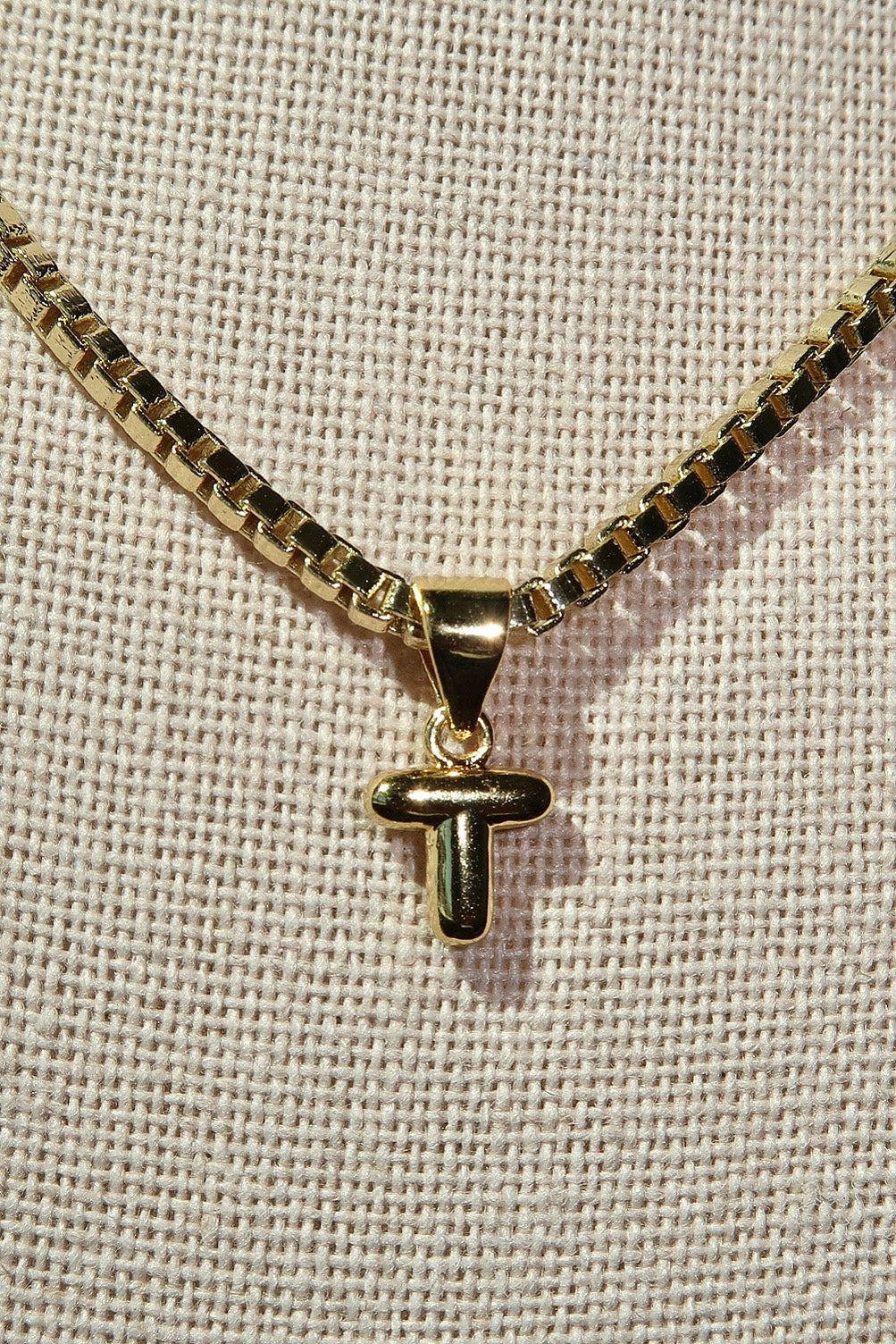 The Mini Gold Letter Charms