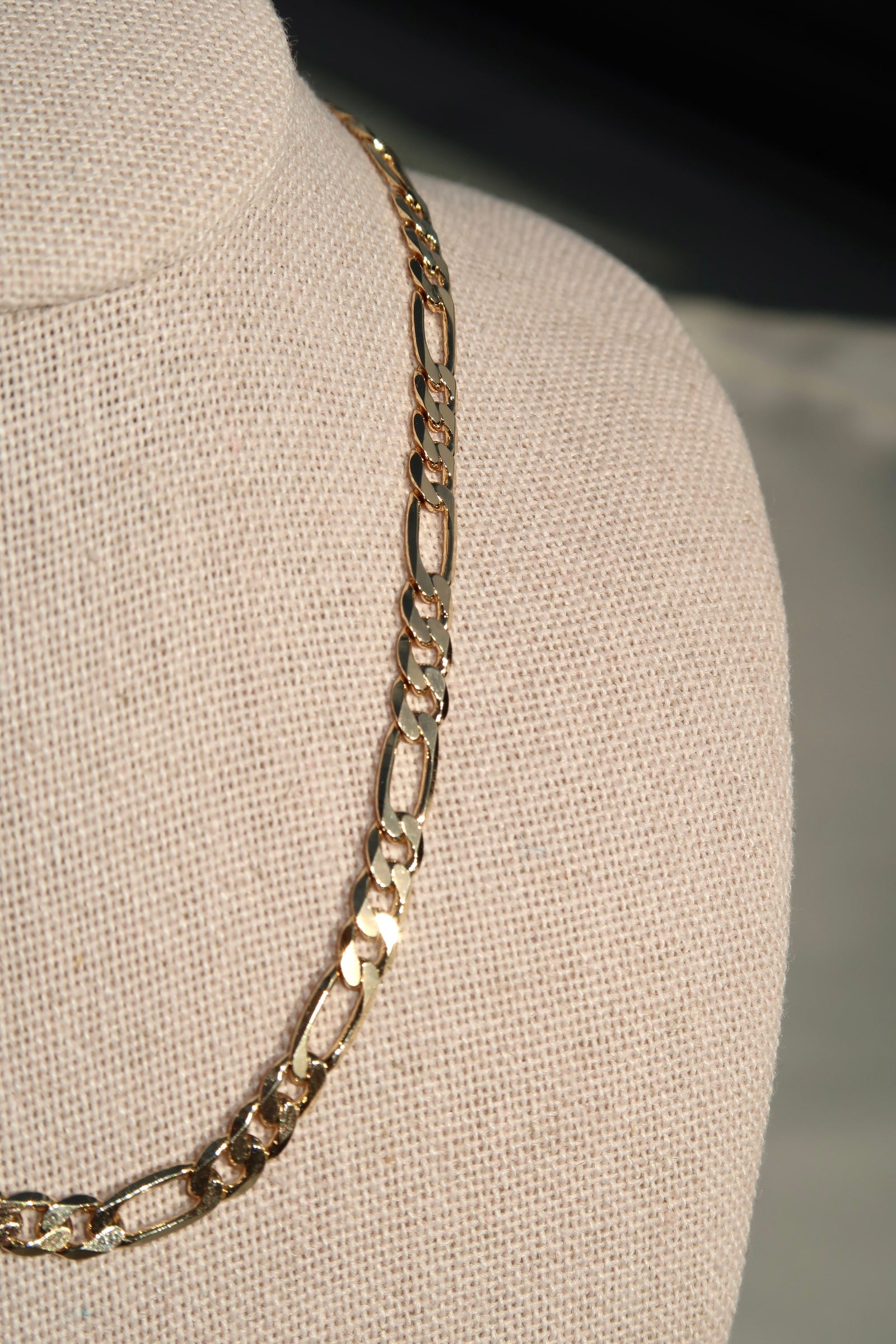 The Medium Figaro Gold Chain