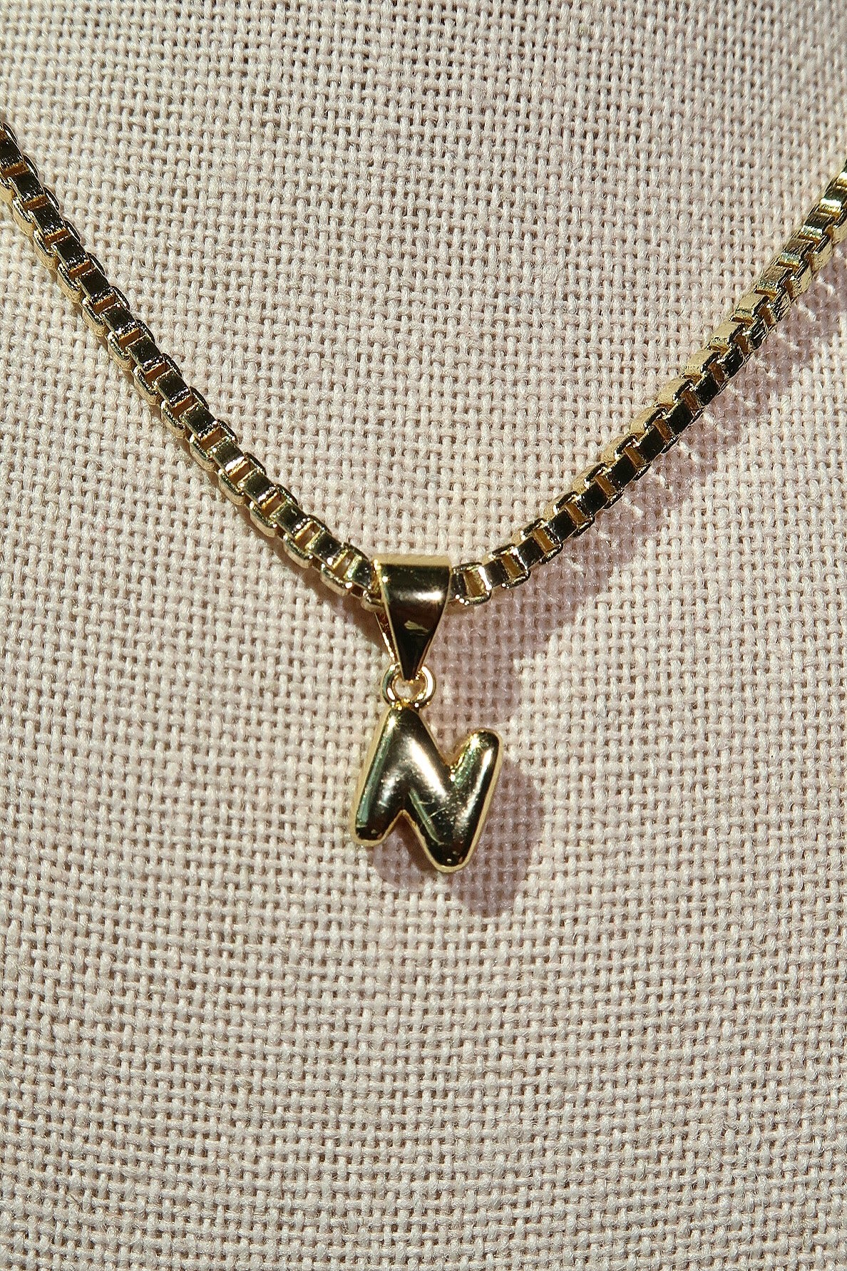 The Mini Gold Letter Charms