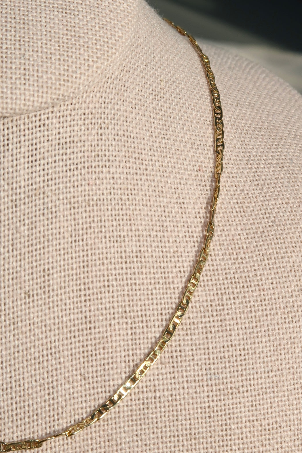 The Micro Flat Mariner Gold Chain