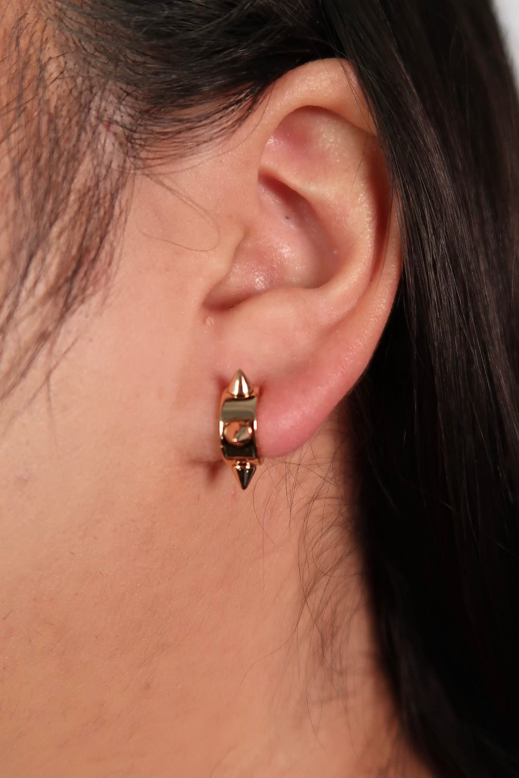 The Spike Rose Gold Huggies